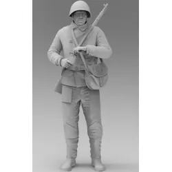 Black Snake Soviet-05 1/35 Red Army Soldier Ww2 Resin Figur Kit