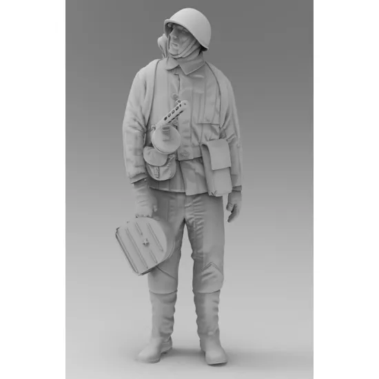 Black Snake Soviet-06 1/35 Red Army Assistant Gunner Ww2 Resin Figure Kit