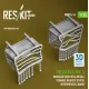 Reskit Rs-avu35-0014 1/35 Merkava Mk 3 Damaged Rear Hull Metall Storage Baskets 2 Pcs W/Workable Chains For Hobbyboss Kit 3d Printed