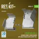 Reskit Rs-avu35-0017 1/35 Merkava Mk 3 Damaged Front Rear Fenders With Rear Storage Boxes Open Pos For Meng Kit 3d Printed