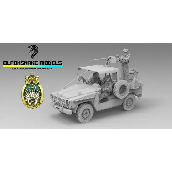 Black Snake Fr-crew-02 1/35 Pack Crew P4-patsas 13e Rdp Resin Figur Kit