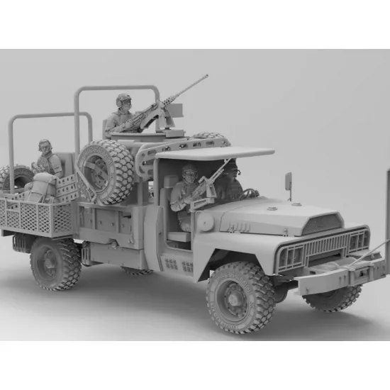 Black Snake Fr-crew-03 1/35 Pack Crew Vlra French Sas Resin Figur Kit