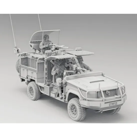 Black Snake Fr-crew-04 1/35 Pack Crew Vps 2 French Sas Resin Figur Kit