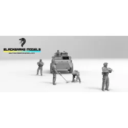 Black Snake Crew 05 1/35 7 Figures Of French Troops In Middle East Vab Figure Pack Resin Figur Kit