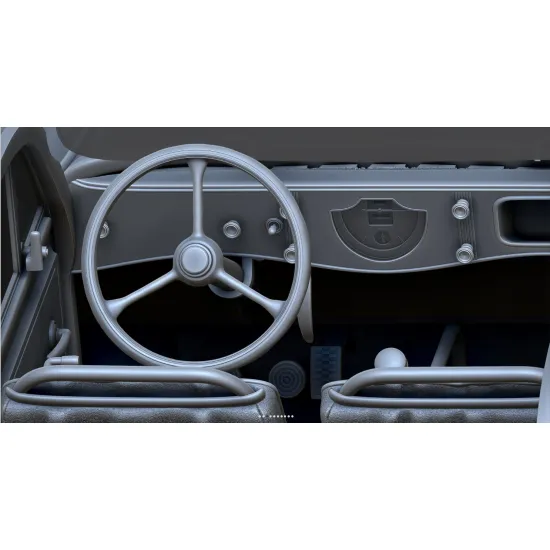 Black Snake 1/35 Renault Juvaquatre Resin Kit