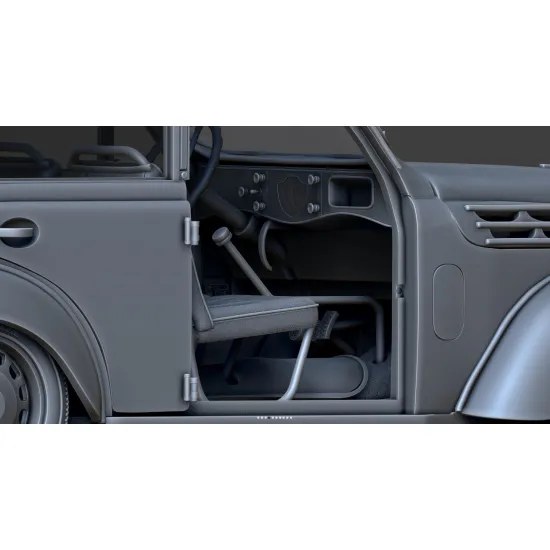 Black Snake 1/35 Renault Juvaquatre Resin Kit