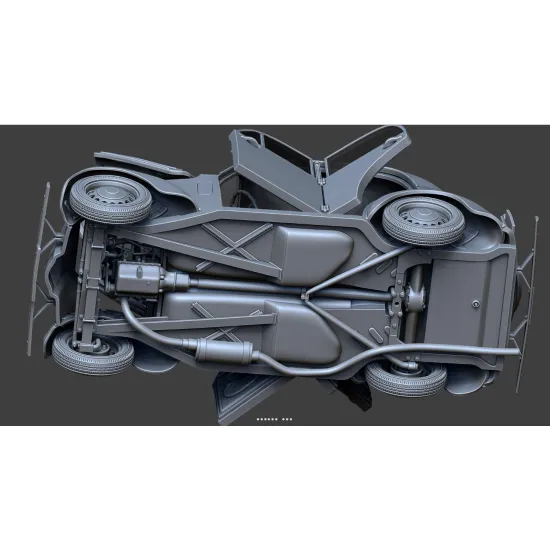 Black Snake 1/35 Renault Juvaquatre Resin Kit