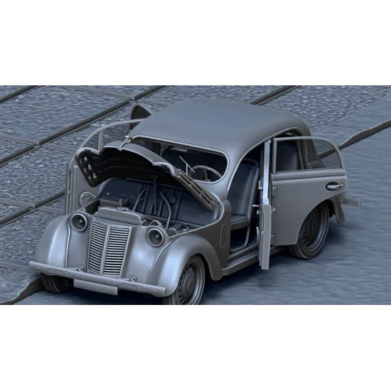 Black Snake 1/35 Renault Juvaquatre Resin Kit