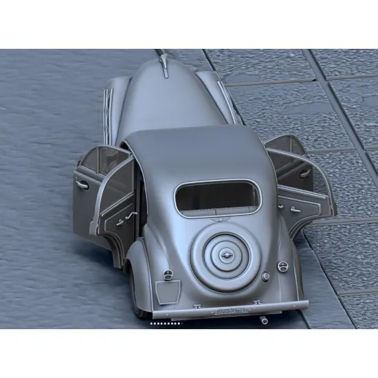 Black Snake 1/35 Renault Juvaquatre Resin Kit