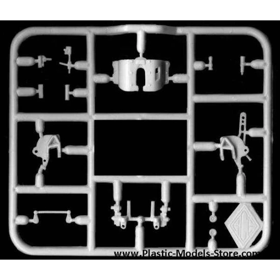 German 7.5cm 75mm Anti-Tank Gun Pak.50 WWII 1/72 ACE 72246