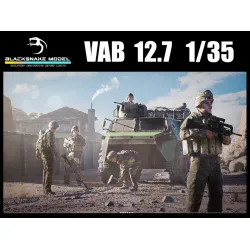 Black Snake Vab 1/35 Vab 12/7 Figures Not Include Resin Kit