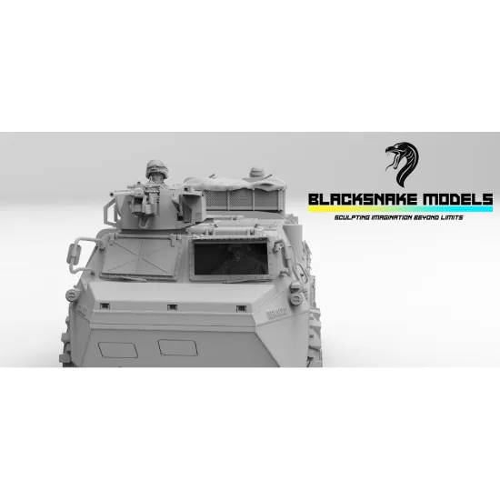 Black Snake Vab 1/35 Vab 12/7 Figures Not Include Resin Kit