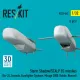 Reskit Rs32-0542 1/32 Storm Shadow/Scalp Eg Missiles 2 Pcs Su-24 Tornado Eurofighter Typhoon Mirage 2000 Rafale Nimrod 3d Printed