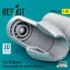 Reskit Rsu32-0220 1/32 F/A-18 Hornet Exhaust Nozzles For Academy/Kinetic Kit 3d Printed