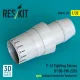 Reskit Rsu32-0237 1/32 F-16 Fighting Falcon F100-pw-220 Open Exhaust Nozzle For Tamiya Kit 3d Printed