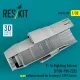 Reskit Rsu32-0238 1/32 F-16 Fighting Falcon F100-pw-220 Open Exhaust Nozzle For Academy / Afv Club Kit 3d Printed