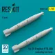 Reskit Rsu32-0243 1/32 Su-25 Frogfoot Ptb-800 Underwing Fuel Tanks 2 Pcs 3d Printed