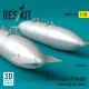 Reskit Rsu32-0243 1/32 Su-25 Frogfoot Ptb-800 Underwing Fuel Tanks 2 Pcs 3d Printed