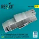 Reskit Rsu32-0253 1/32 F-16 Fighting Falcon F100-pw-229 Open Exhaust Nozzle For Academy / Afv Club Kit 3d Printed