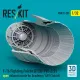 Reskit Rsu32-0253 1/32 F-16 Fighting Falcon F100-pw-229 Open Exhaust Nozzle For Academy / Afv Club Kit 3d Printed