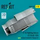 Reskit Rsu32-0254 1/32 F-16 Fighting Falcon F110-ge-129 Open Exhaust Nozzle For Tamiya Kit 3d Printed