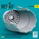Reskit Rsu32-0254 1/32 F-16 Fighting Falcon F110-ge-129 Open Exhaust Nozzle For Tamiya Kit 3d Printed
