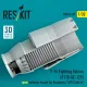Reskit Rsu32-0255 1/32 F-16 Fighting Falcon F110-ge-129 Open Exhaust Nozzle For Academy / Afv Club Kit 3d Printed
