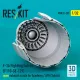 Reskit Rsu32-0255 1/32 F-16 Fighting Falcon F110-ge-129 Open Exhaust Nozzle For Academy / Afv Club Kit 3d Printed