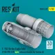 Reskit Rsu32-0259 1/32 F‑15E Strike Eagle late F100 PW 229 open exhaust nozzles for Tamiya kit 3D Printed