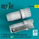 Reskit Rsu32-0260 1/32 F‑15I Raam F‑15K Slam Eagle late F100-PW-229 open exhaust nozzles for Tamiya kit 3D Printed