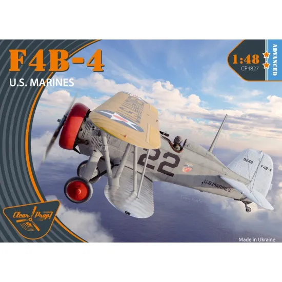 Clear Prop 4827 1/48 F4b-4 U S Marines Plastic Model Kit