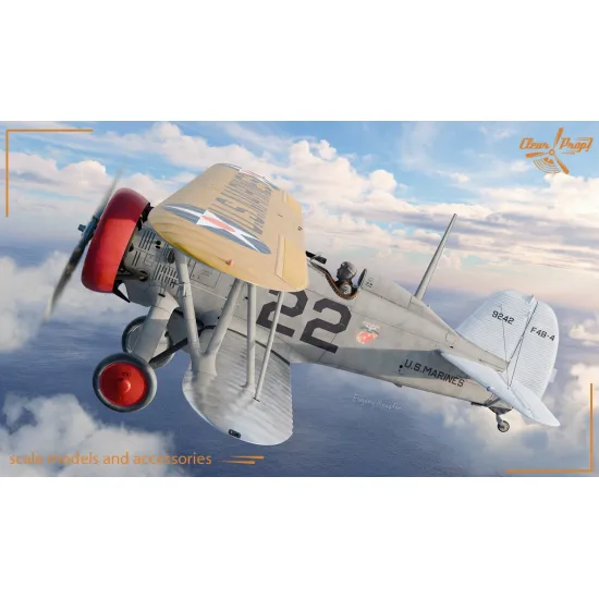 Clear Prop 4827 1/48 F4b-4 U S Marines Plastic Model Kit