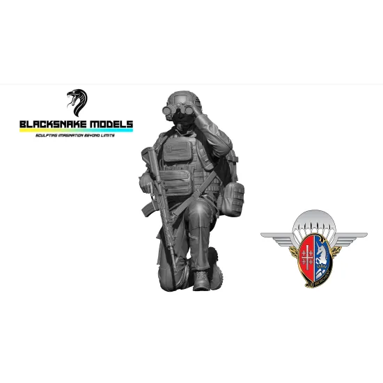 Black Snake Rhp-02 1/35 1st Rhp Soldier Franch Forces Resin Figure Kit