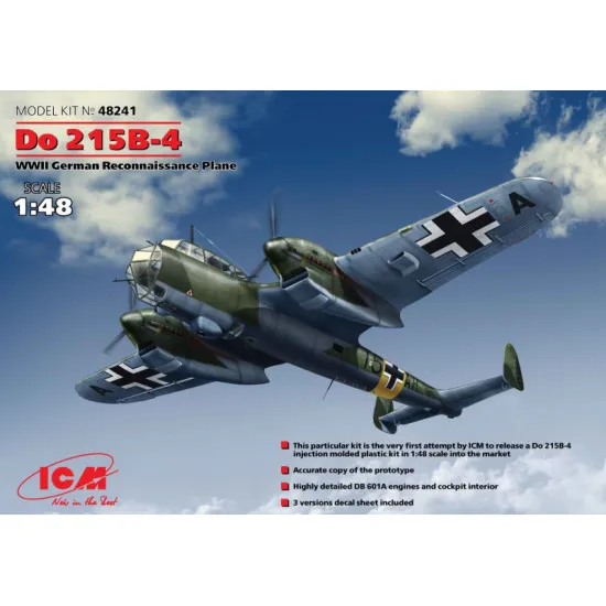 Do 215B-4 WWII German reconnaissance plane 1/48 ICM 48241