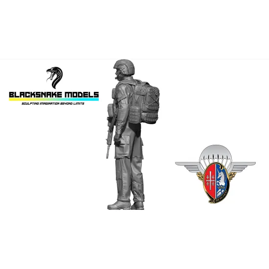 Black Snake Rhp-05 1/35 1st Rhp Soldier Franch Forces Resin Figure Kit