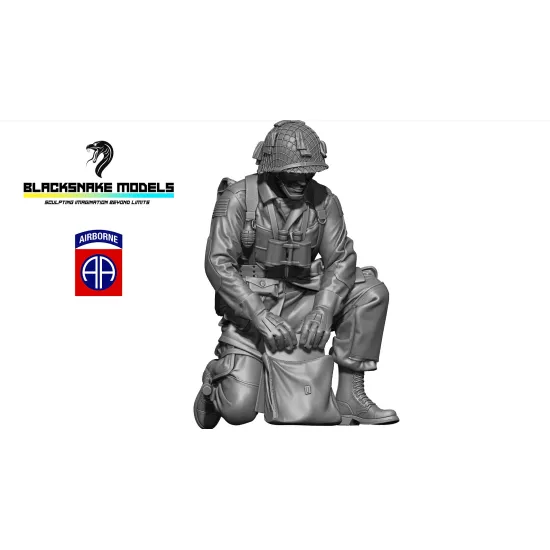 Black Snake Ab-82-01 1/35 Soldier 82nd Airborne Resin Figure Kit