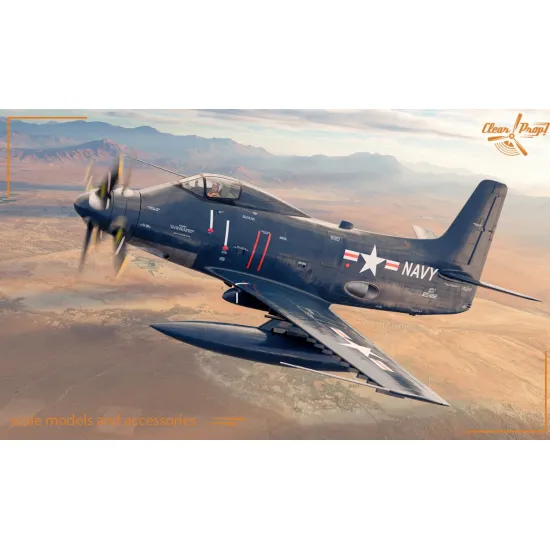 Clear Prop 72050 1/72 A2d-1 Skyshark Plastic Model Kit