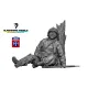 Black Snake Ab-82-02 1/35 Wounded Soldier 82nd Airborne Resin Figure Kit