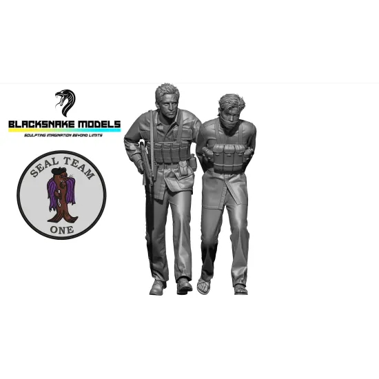 Black Snake Seals-v-1-2 1/35 Seal Team One The Snatch Unexpected Guest Resin Kit