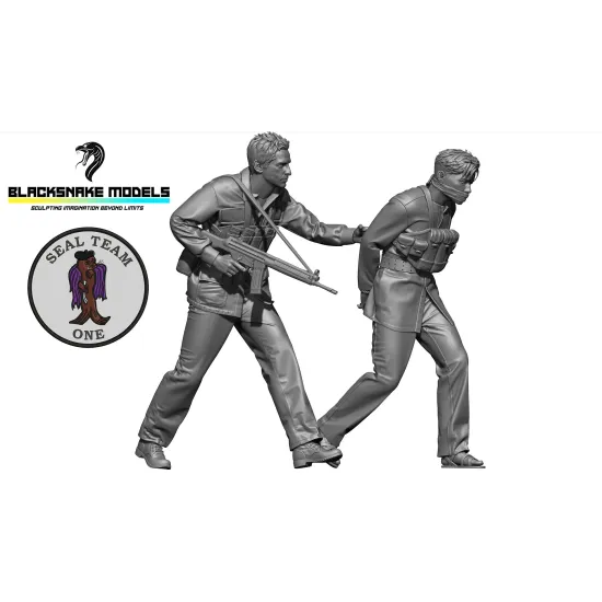 Black Snake Seals-v-1-2 1/35 Seal Team One The Snatch Unexpected Guest Resin Kit