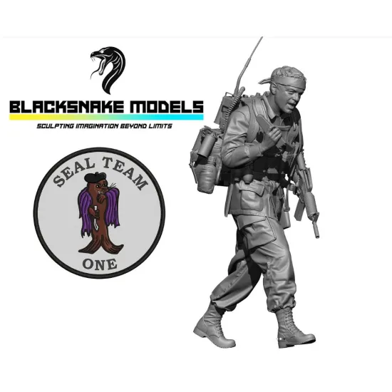 Black Snake Seals-v-03 1/35 Seal Team One Broken Signal Rto Operator Unexpected Guest Resin Kit