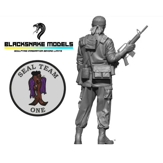 Black Snake Seals-v-05 1/35 Seal Team One Razor Pointman Unexpected Guest Resin