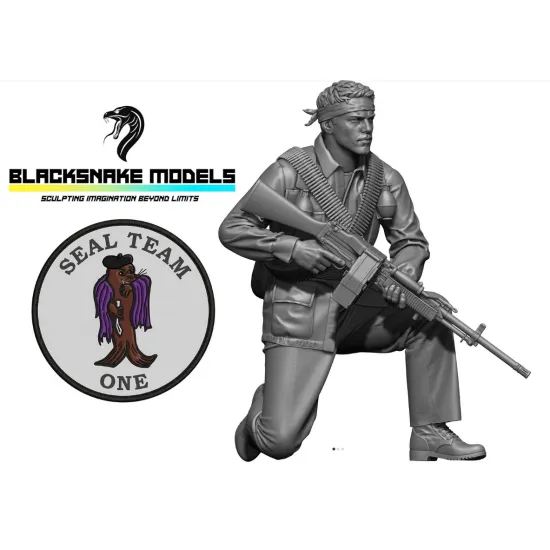 Black Snake Seals-v-06 1/35 Seal Team One Pig Gunner Unexpected Guest Resin Kit