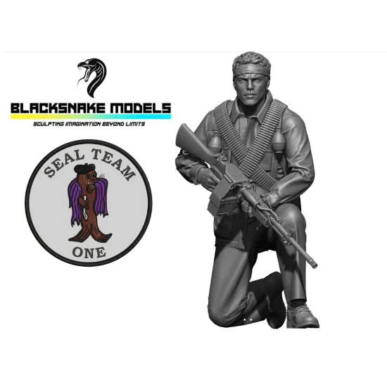 Black Snake Seals-v-06 1/35 Seal Team One Pig Gunner Unexpected Guest Resin Kit