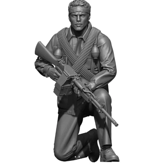 Black Snake Seals-v-06 1/35 Seal Team One Pig Gunner Unexpected Guest Resin Kit