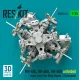 Reskit Rsu35-0062 1/35 Mh-60l Uh-60a Hh-60g Unfolded Main Rotor For Kitty Hawk Zimimodel 3d Printed