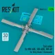Reskit Rsu35-0063 1/35 Tail Rotor For Mh-60l Uh-60a Hh-60 For Kitty Hawk / Zimimodel 3d Printed