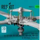 Reskit Rsu35-0064 1/35 Tail Rotor For Sh-60b Sh-60f Hh-60h Mh-60r Mh-60s For Kitty Hawk/Zimimodel 3d Printed