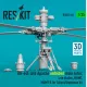 Reskit Rsu35-0068 1/35 Ah-64e Late Apache Unfolded Main Rotor Late Blades Mumt Mumt-x For Takom/Snowman Kit 3d Printed