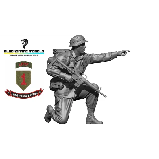 Black Snake Lrrp-01 1/35 Top-dog Team Leader 1st Infantry Division Big Red One Lrrp